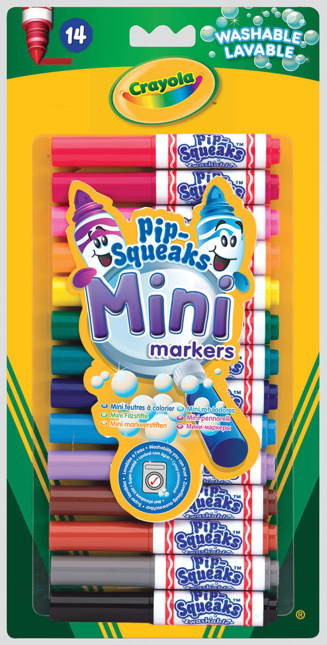 Crayola Mini Pipsqueak Markers Washable