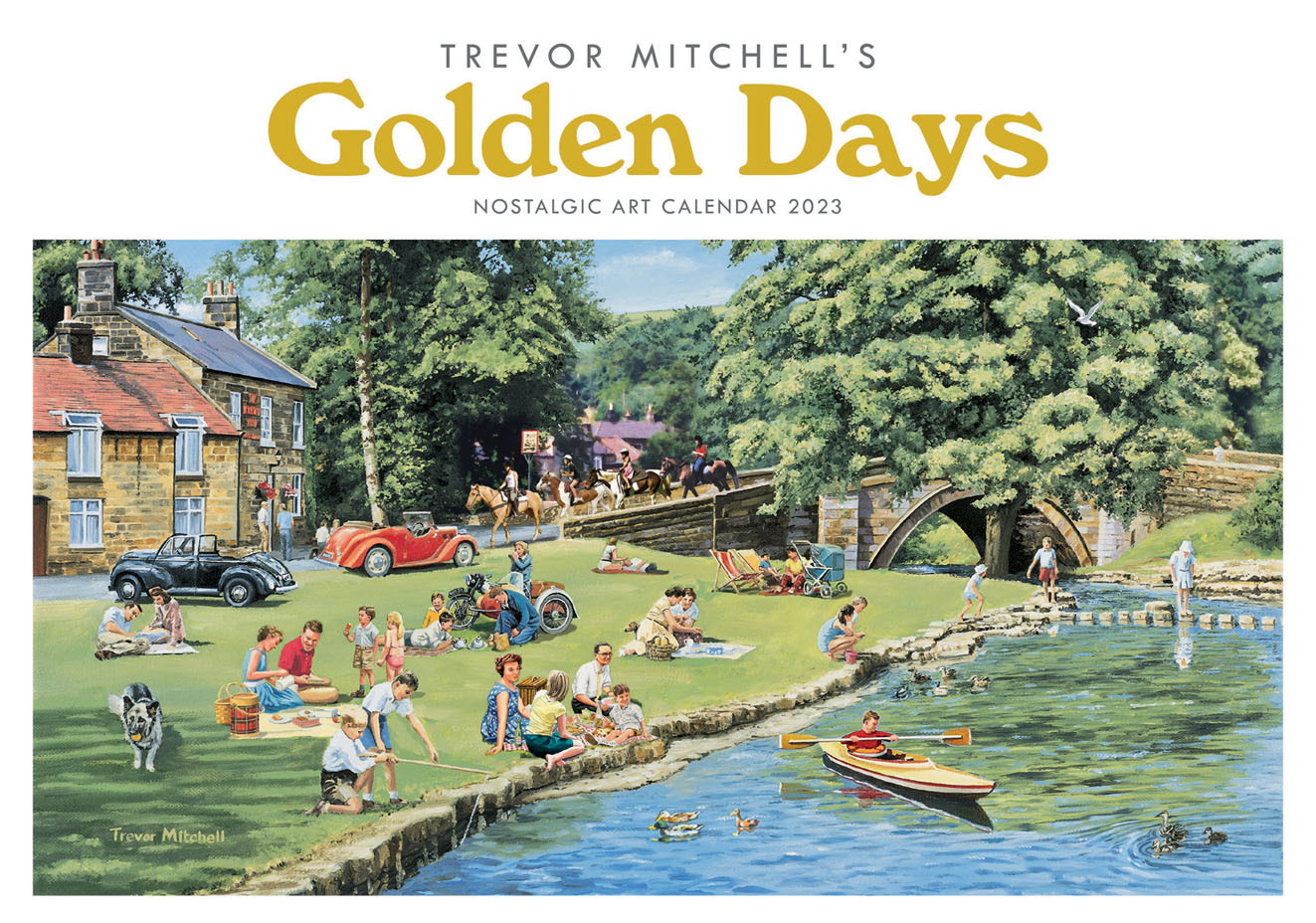 DE01004 A4 Calendar Golden Days Calendars & Diaries