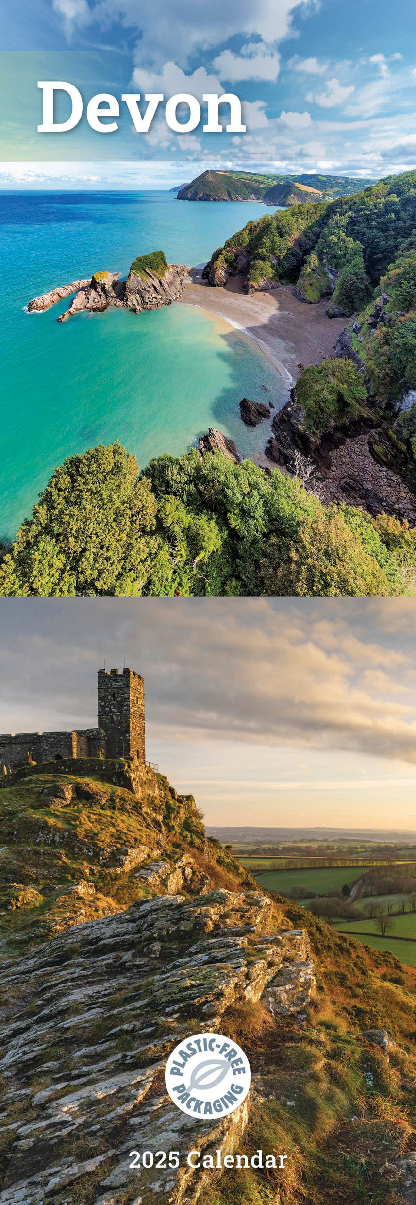 DG1603 Slim Calendar Devon 2025 Diaries & Calendars Catalogue Ranges