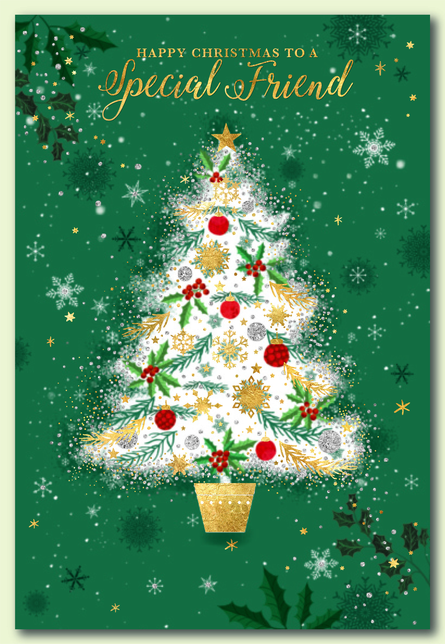 Special Friend Fem Trad 50 Christmas Cards - Friend/Friends - Christmas Cards - Christmas