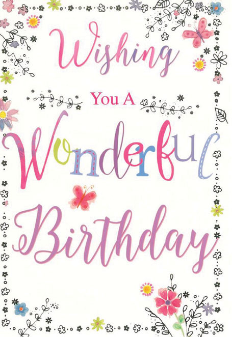 Greetings Cards Female Birthday - Card Essentials - Ranges - Everyday Cards