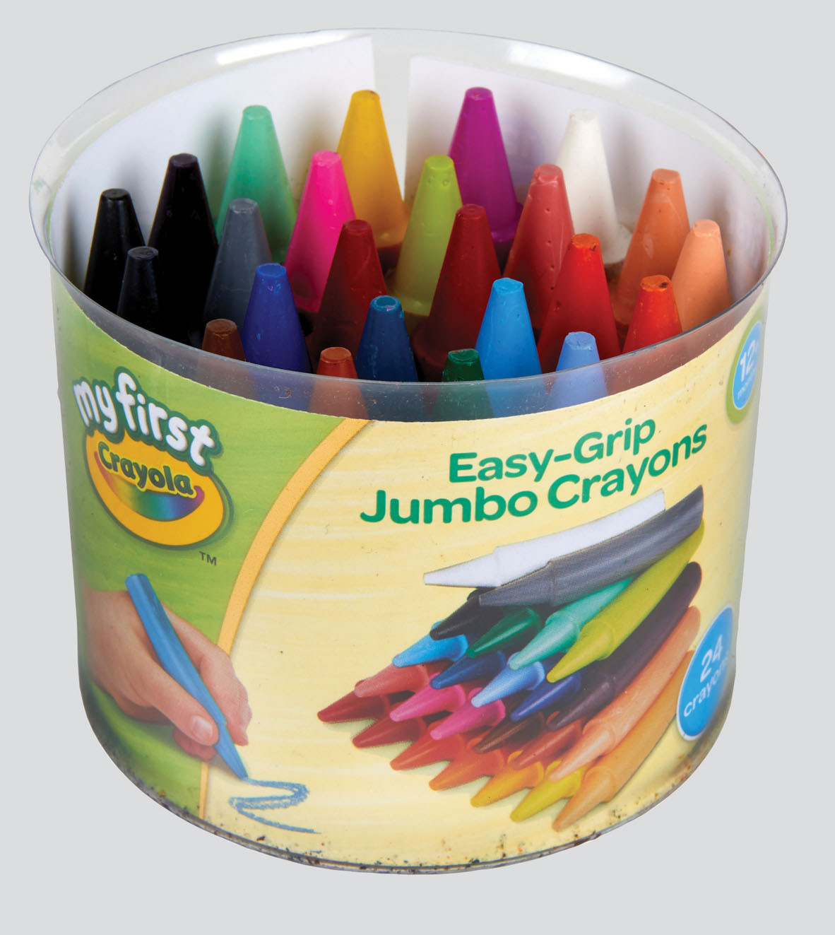 . My First . Easy-Grip Jumbo Crayons 24