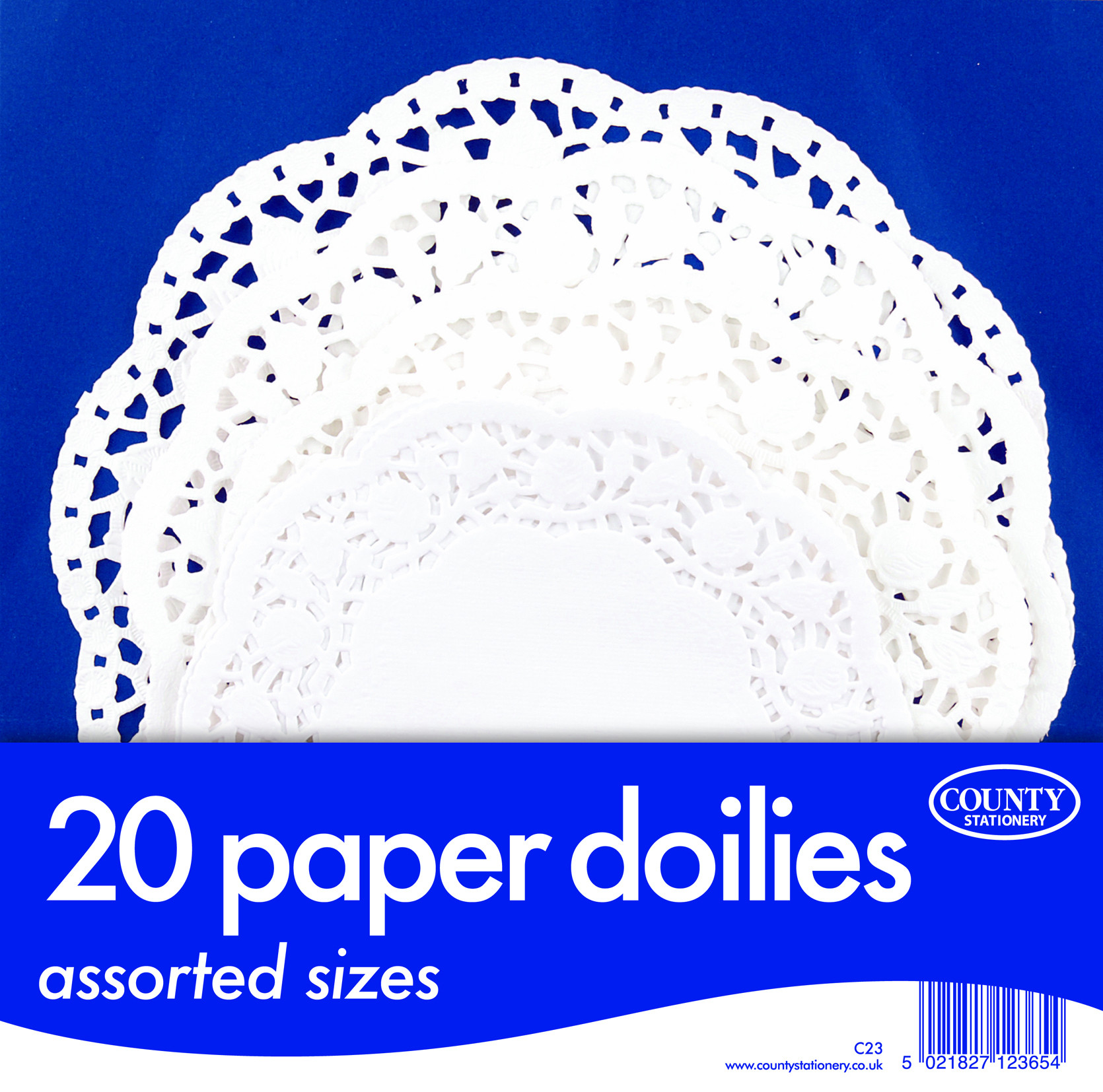 Paper Doilies 20 Assorted Sizes