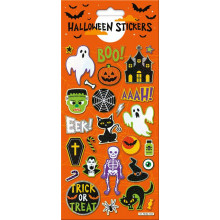 Halloween Boo Foil Stickers