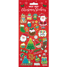 Holly Jolly Christmas Foil Stickers
