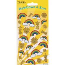 Rainbows Sparkle Stickers