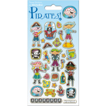 Pirates Sparkle Stickers
