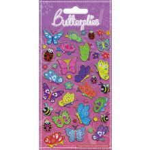 Happy Butterflies Sparkle Stickers