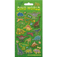 Dino World Dinosaur Sparkle Stickers