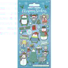 Snowy Friends Sparkle Stickers