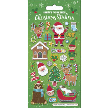 Santa's Workshop Sparkle Stickers