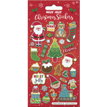 Holly Jolly Sparkle Stickers