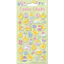 Easter Chicks Sparkle Stickers