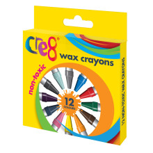 Cre8 Wax Crayons 12's