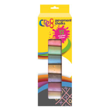 Cre8 Coloured Pavement Chalk 12's