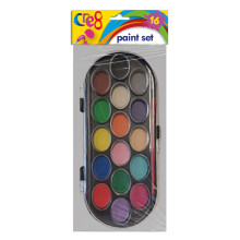 Cre8 Paint Set 16 Colours & 1 Brush