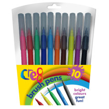 Cre8 Brush Pens 10's