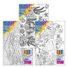 Velvet Poster Art Under The Sea 38x25cm