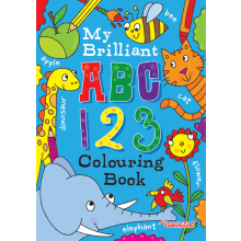 A4 ABC/123 Colouring Book