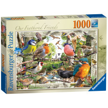 1000pc Jigsaw Feathered Friends