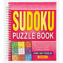 Spiral Bound Sudoki Puzzle Book