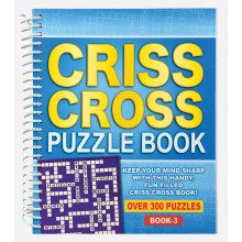 Spiral Bound Criss Cross Puzzle Book
