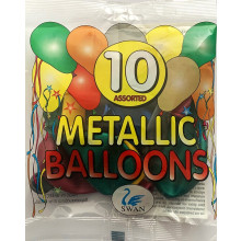 Balloons Metallic 12" 10's
