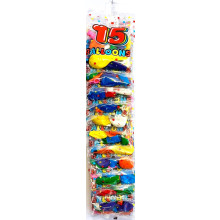 Clip Strip Balloons 8" 15's