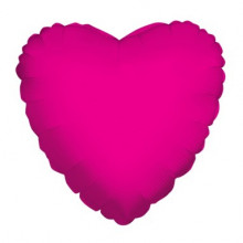 Hot Pink Heart Foil Balloon