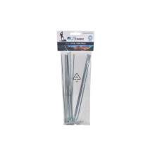 24cm Camping Pegs Steel Wire 10's