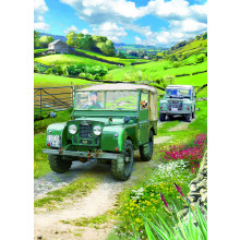 Country Cards 10617 Open Land Rover