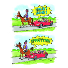 Country Cards 10820 Open Humour Horse