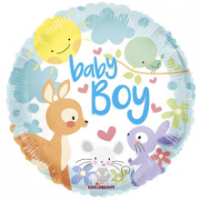 Welcome Baby Boy Foil Balloon