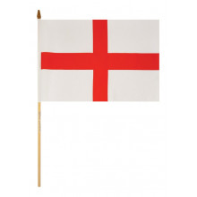 St.George Cross England Hand Held Flags 45x30cm
