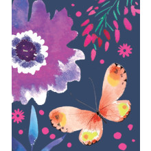 Gift Tag Female Floral/Butterfly