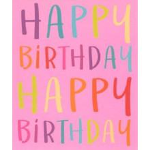 Gift Tag Female Pink Text