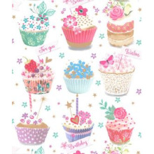 Gift Tag Female Cupcakes