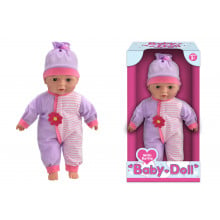 13" Vinyl Baby Doll With Bottle