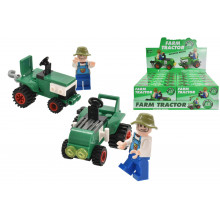 Tractor Building Brick Farm Set + Figure Boxed