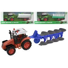 Friction Tractor & Trailer 3 Asst Designs CDU