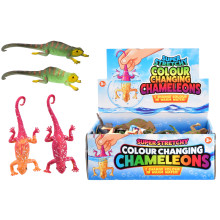 Stretchy Colour Changing Chameleons Assorted CDU