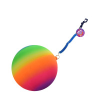 Neon Rainbow Keychain Ball DEFLATED 25CM