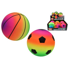 5" Pvc Fluorescent Inflated Ball