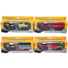 Die Cast Farm Tractor & Trailer