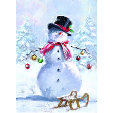 JXC0857 Open Male Trad 40 Christmas Cards - Cards Will Be Printed With Christmas Greetings In Gold Foil.