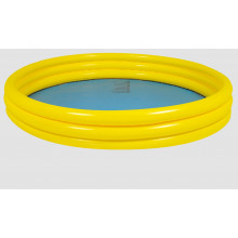 Plain 3 Ring Paddling Pool 150cm/59" Assorted