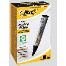 Bic Permanent Markers Chisel Tip Black