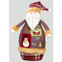36cm Patchwork Santa/Snowman
