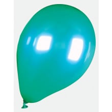 12" Shiny Green Balloons Pack 15