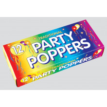 Party Poppers Box 12s